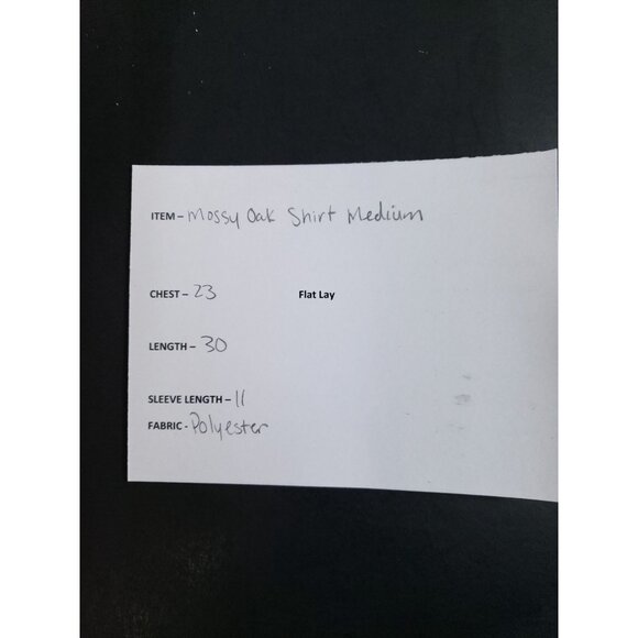 Mossy Oak Obsession Men's Size Medium Vented Short Sleeve Camouflage Shirt - Picture 6 of 7